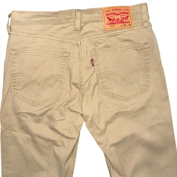 Levi’s 511 Men’s Khaki Jeans - Picture 1 of 10